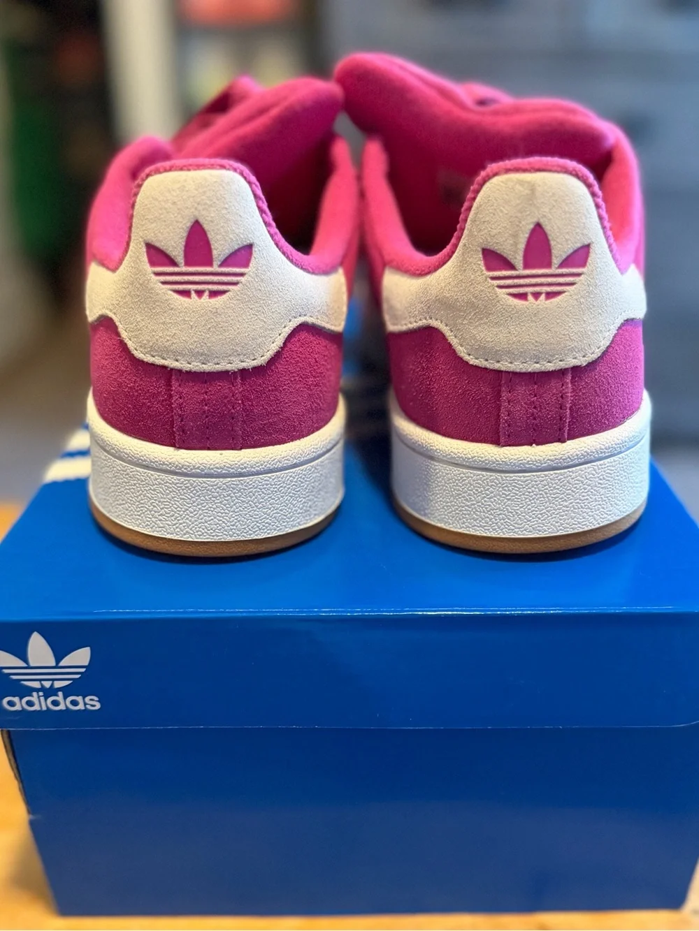 Adidas Campus 00s J Pink Suede Sneakers